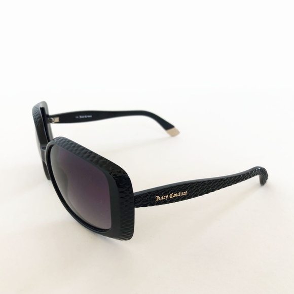 Juicy Couture Black Rectangular Sunglasses - Picture 2 of 6